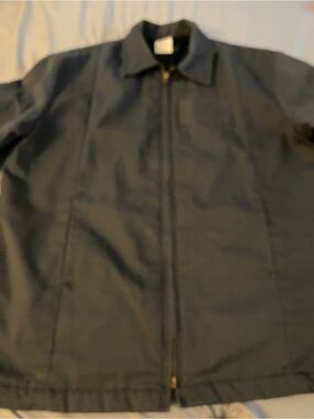 Dickies Navy Zip-Up Lightweight Work Jacket